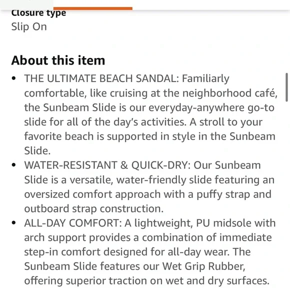 NEW☀️Olukai Sunbeam Slide Beach Sandals- Off White - Size 8 - Picture 7 of 7